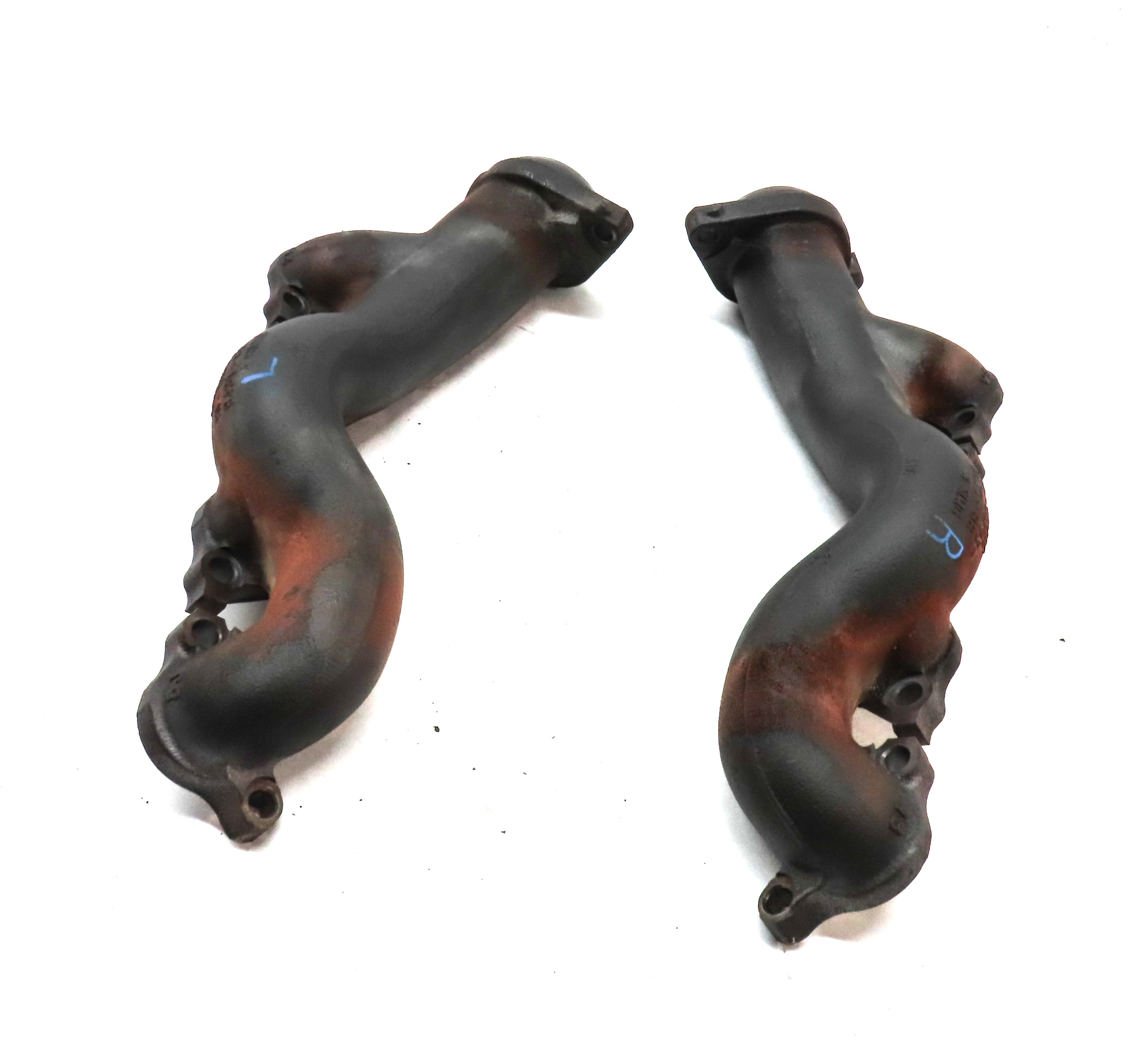 10-20 JAGUAR FTYPE XF XJ RANGE ROVER SPORT (L405 L494) 5.0L EXHAUST MANIFOLD SET — exact item pictured